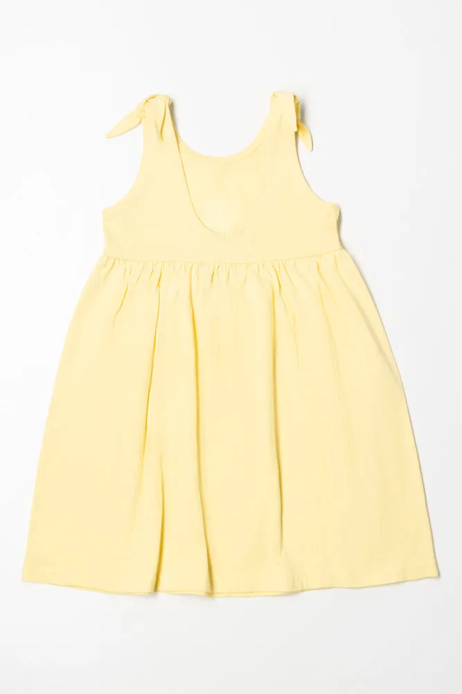 Dress With Bows Yellow