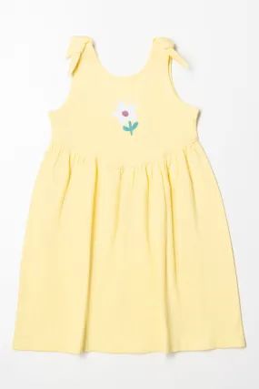 Dress With Bows Yellow