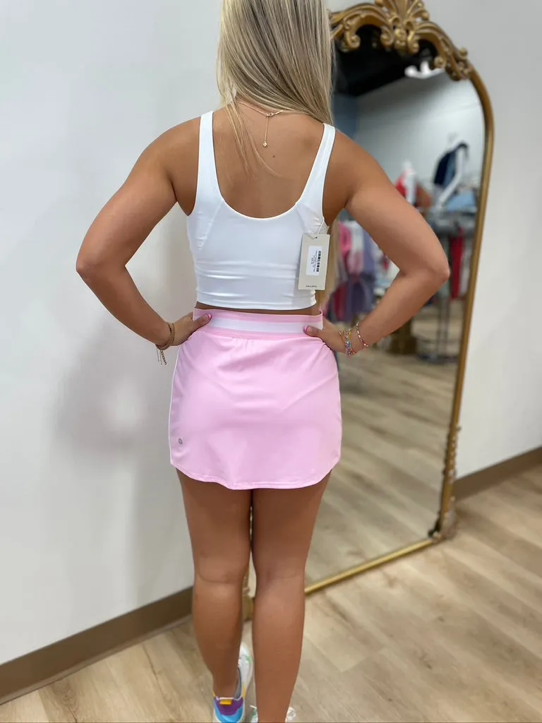 Halara Softlyzero High Waisted Tennis Skirt Nosegay