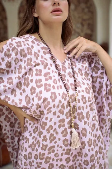 Jungle Jane Open Shoulder Caftan