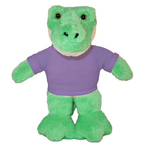 Soft Plush Alligator with Tee 12"